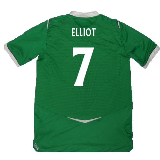 Northern Ireland 2008-09 Home Shirt ((Excellent) M) (Elliot 7)