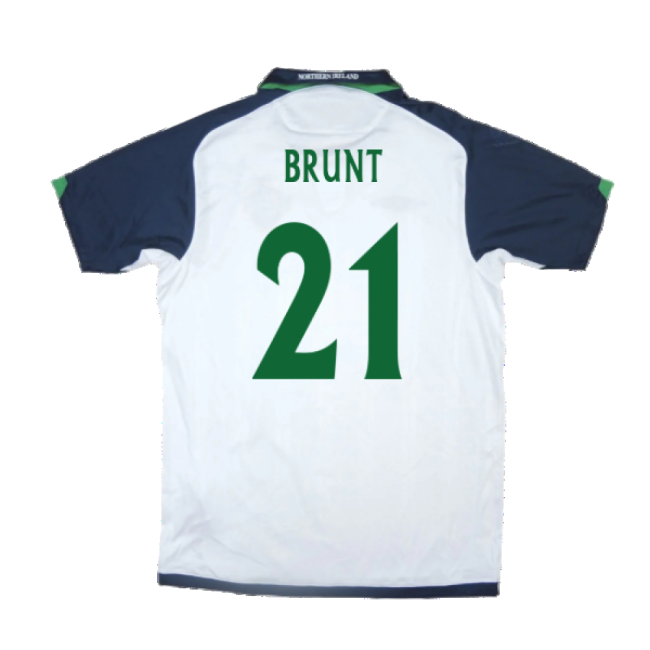 Northern Ireland 2009-10 Away Shirt ((Very Good) XL) (Brunt 21)