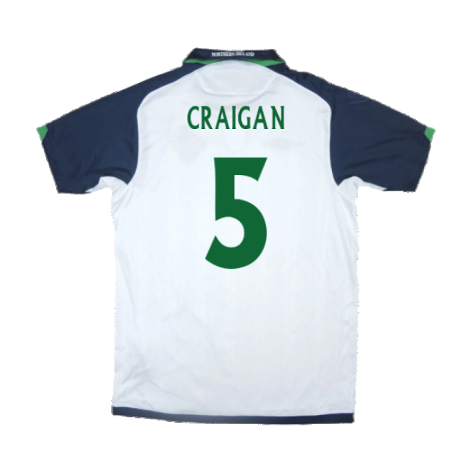 Northern Ireland 2009-10 Away Shirt ((Very Good) XL) (Craigan 5)