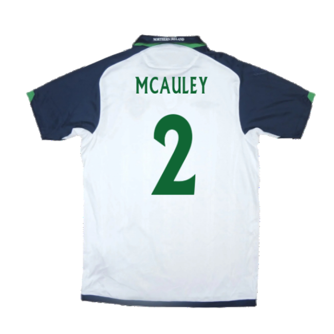 Northern Ireland 2009-10 Away Shirt ((Very Good) XL) (McAuley 2)