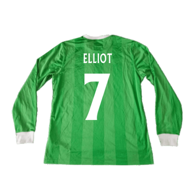 Northern Ireland 2010-12 Long Sleeve Home Shirt ((Good) XL) (Elliot 7)