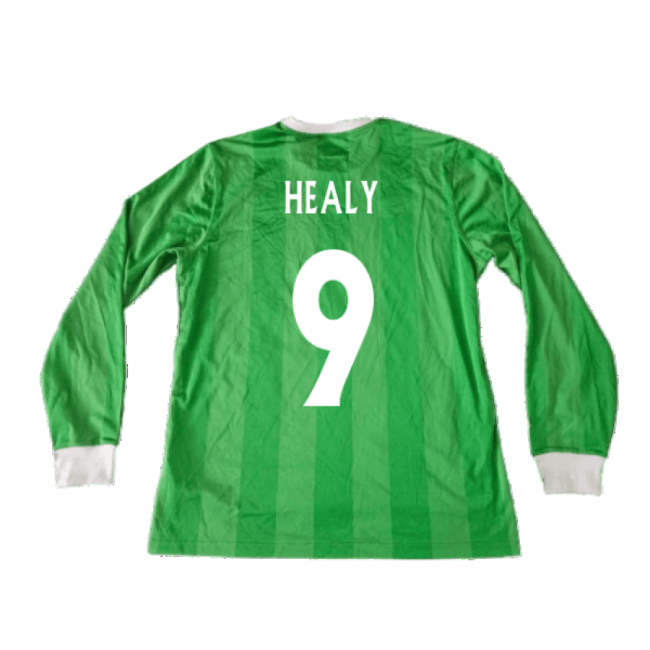 Northern Ireland 2010-12 Long Sleeve Home Shirt ((Good) XL) (Healy 9)