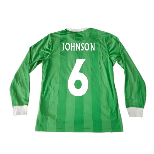 Northern Ireland 2010-12 Long Sleeve Home Shirt ((Good) XL) (Johnson 6)