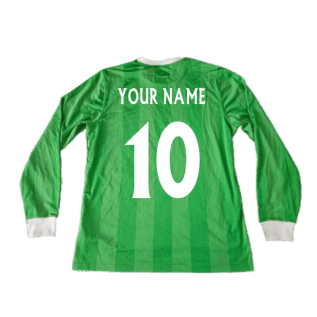 Northern Ireland 2010-12 Long Sleeve Home Shirt ((Good) XL) (Your Name)