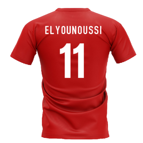Norway Team T-Shirt - Red (Elyounoussi 11)