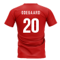 Norway Team T-Shirt - Red (Odegaard 20)