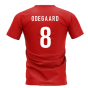 Norway Team T-Shirt - Red (Odegaard 8)