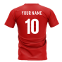 Norway Team T-Shirt - Red (Your Name)