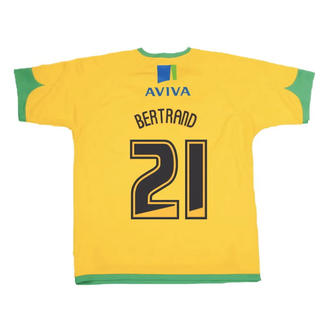 Norwich 2008-2010 Home Shirt (Good) (Bertrand 21)