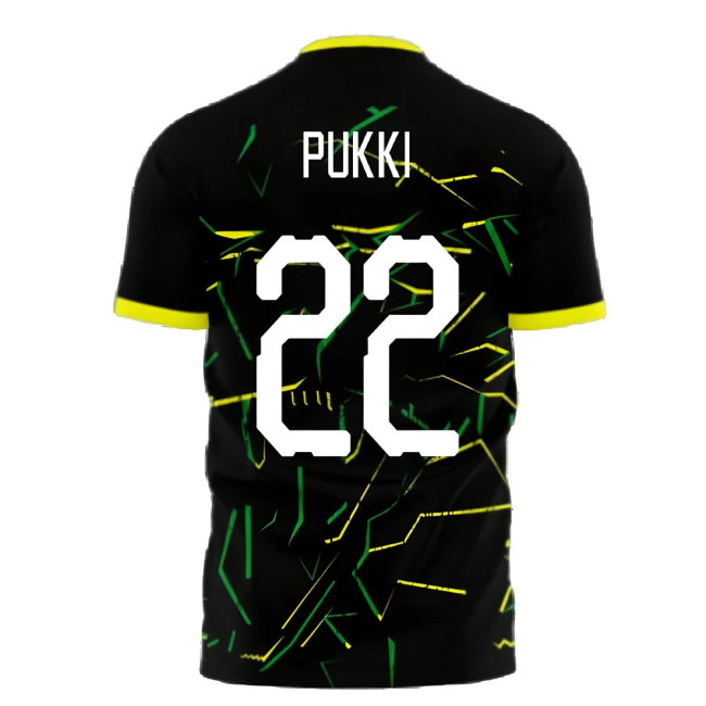 Norwich 2025-2026 Away Concept Football Kit (Libero) (Pukki 22)