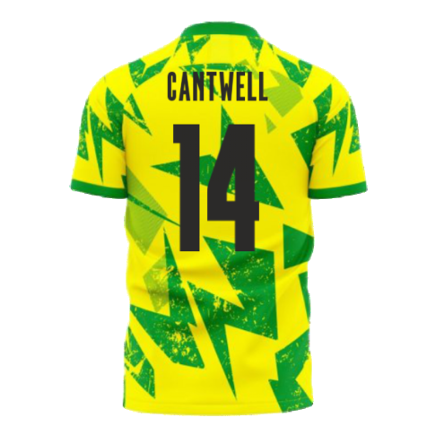 Norwich 2022-2023 Home Concept Football Kit (Libero) (Cantwell 14)