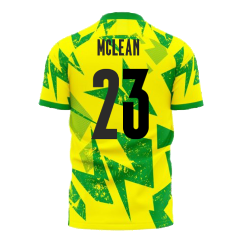 Norwich 2022-2023 Home Concept Football Kit (Libero) (Mclean 23)