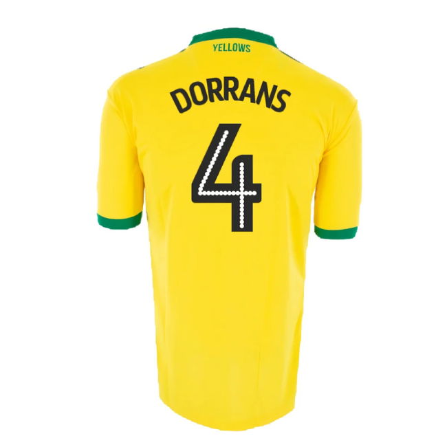 Norwich City 2016-17 Home Shirt ((Good) XXL) (Dorrans 4)