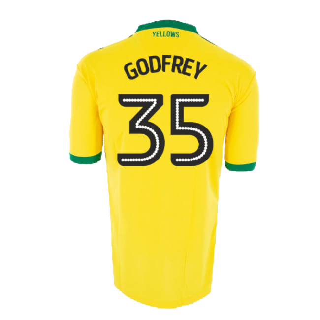 Norwich City 2016-17 Home Shirt ((Good) XXL) (Godfrey 35)