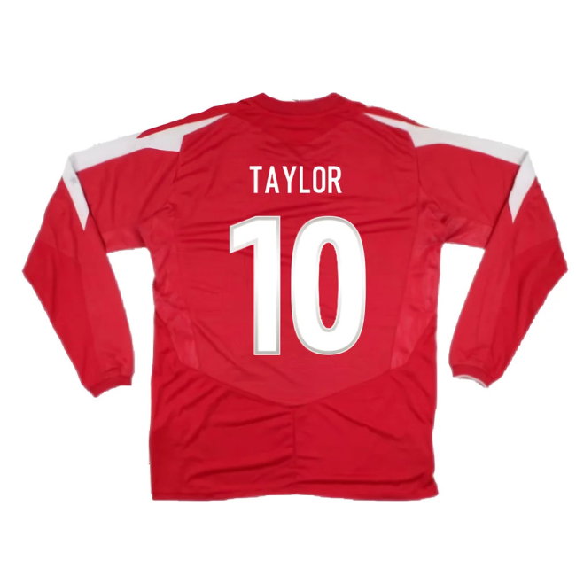 Nottingham Forest 2004-05 Long Sleeve Home Shirt (S) (Excellent) (Taylor 10)