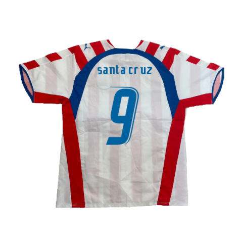 Paraguay 2006-07 Home Shirt (L) (Excellent) (SANTA CRUZ 9)
