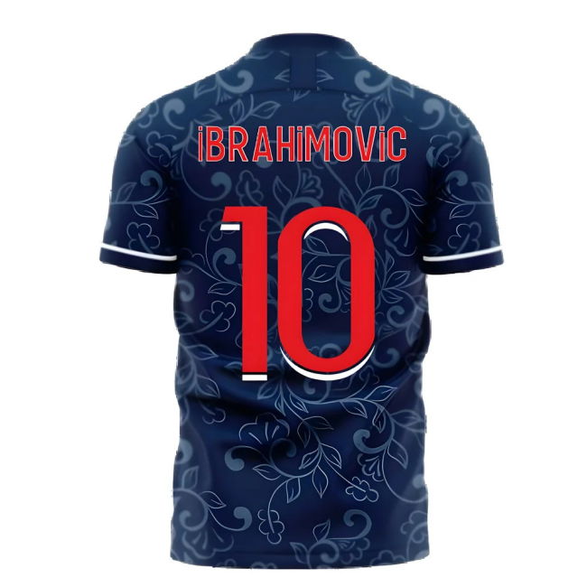 Paris 2025-2026 Home Concept Football Kit (Libero) (IBRAHIMOVIC 10)