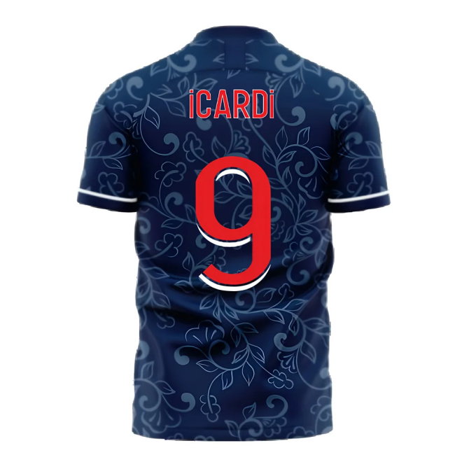 Paris 2025-2026 Home Concept Football Kit (Libero) (ICARDI 9)