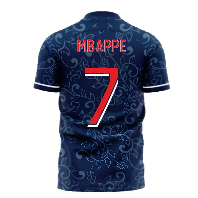 Paris 2025-2026 Home Concept Football Kit (Libero) (MBAPPE 7)