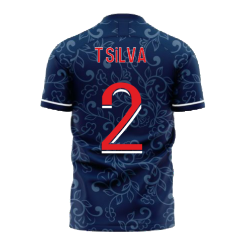 Paris 2024-2025 Home Concept Football Kit (Libero) (T.SILVA 2)