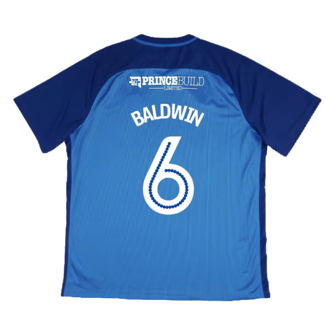 Peterborough United 2017-18 Home Shirt (M) (Excellent) (Baldwin 6)