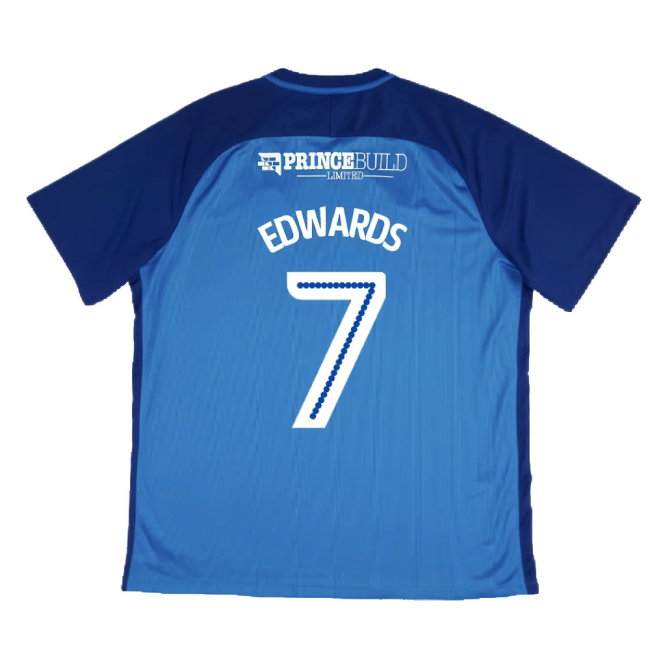 Peterborough United 2017-18 Home Shirt (M) (Excellent) (Edwards 7)
