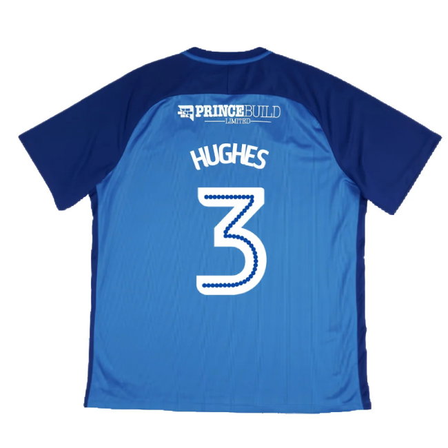 Peterborough United 2017-18 Home Shirt (M) (Excellent) (Hughes 3)