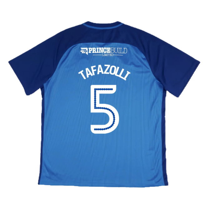 Peterborough United 2017-18 Home Shirt (M) (Excellent) (Tafazolli 5)