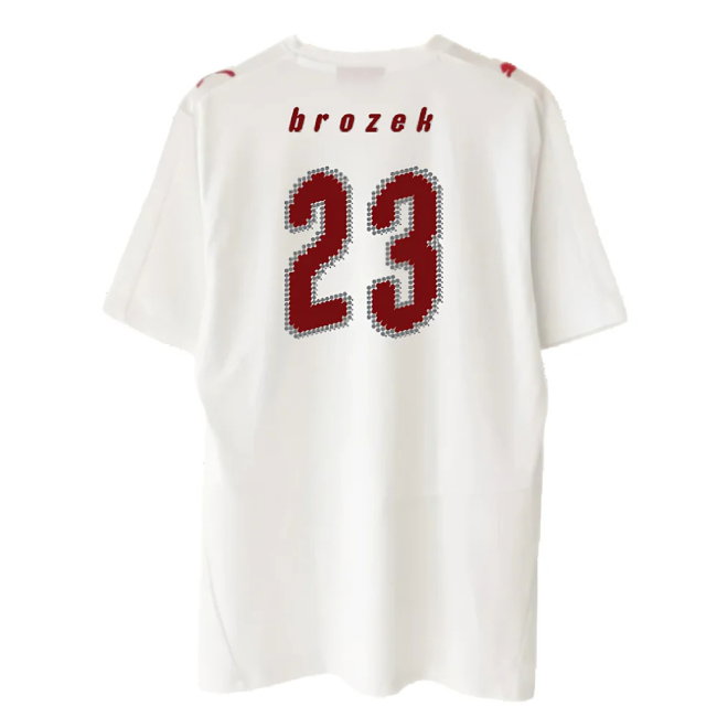 Poland 2008-09 Home Shirt (XXL) (Excellent) (Brozek 23)