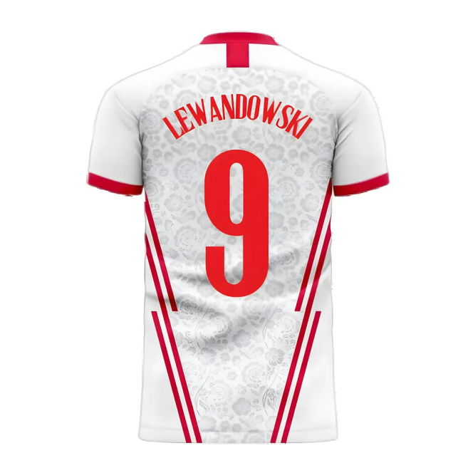 Poland 2025-2026 Home Concept Football Kit (Libero) (LEWANDOWSKI 9)