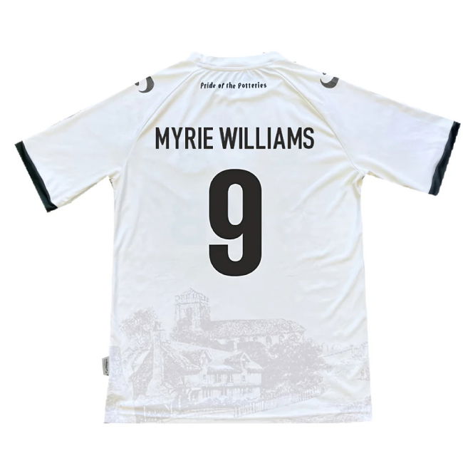 Port Vale 2013-14 Home Shirt ((Very Good) S) (Myrie Williams 9)