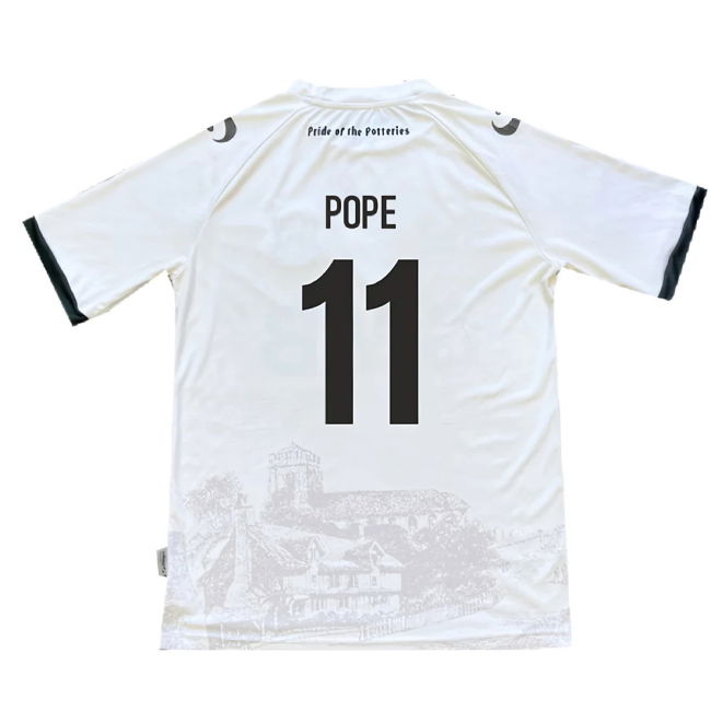 Port Vale 2013-14 Home Shirt ((Very Good) S) (Pope 11)