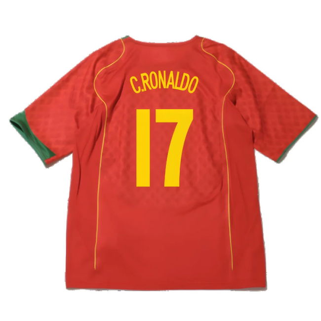Portugal 2004 Reissue Home Shirt (C.Ronaldo 17)
