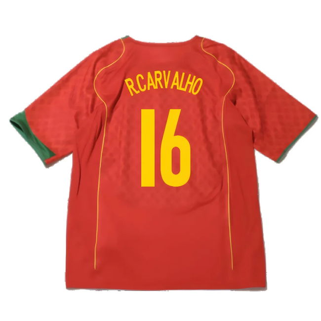 Portugal 2004 Reissue Home Shirt (R.Carvalho 16)