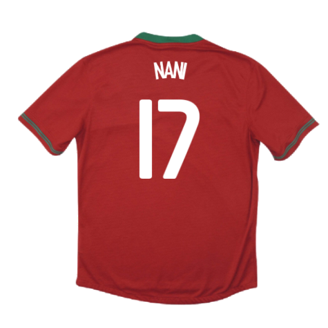 Portugal 2012-13 Home Shirt (M) (Good) (Nani 17)
