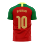 Portugal 2023-2024 Home Concept Football Kit (Airo) (Bernardo 10)