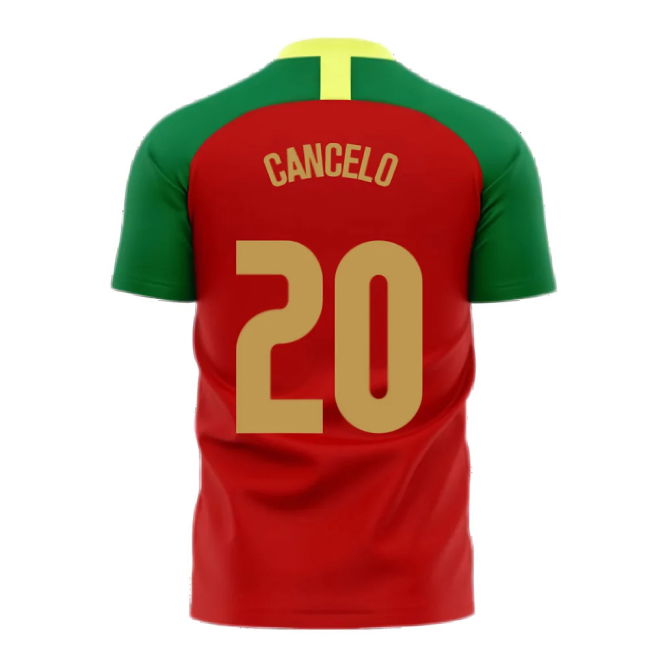 Portugal 2025-2026 Home Concept Football Kit (Airo) (Cancelo 20)