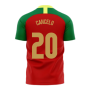 Portugal 2023-2024 Home Concept Football Kit (Airo) (Cancelo 20)
