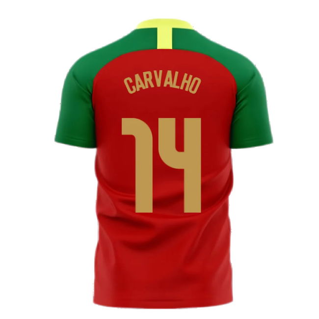 Portugal 2025-2026 Home Concept Football Kit (Airo) (CARVALHO 14)