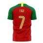 Portugal 2022-2023 Home Concept Football Kit (Airo) (FIGO 7)