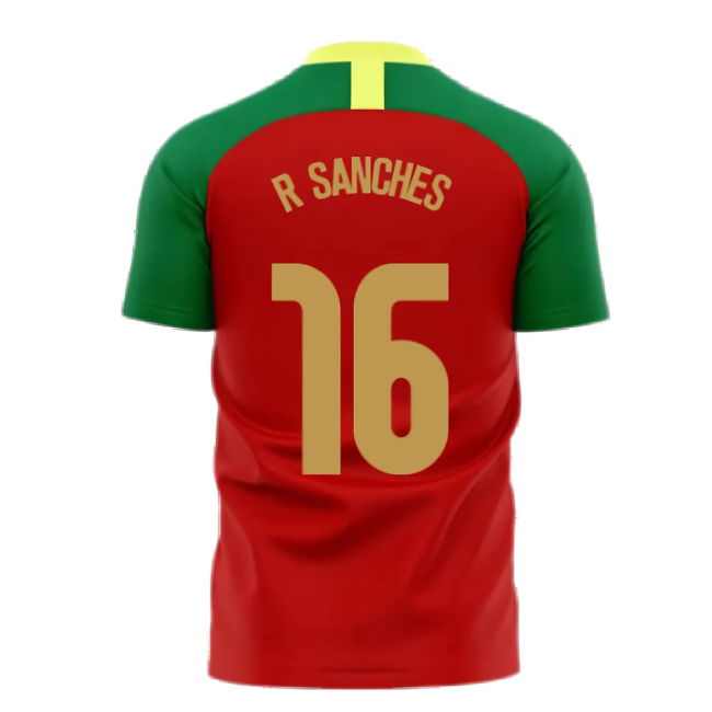Portugal 2025-2026 Home Concept Football Kit (Airo) (R.SANCHES 16)
