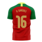 Portugal 2023-2024 Home Concept Football Kit (Airo) (R SANCHES 16)