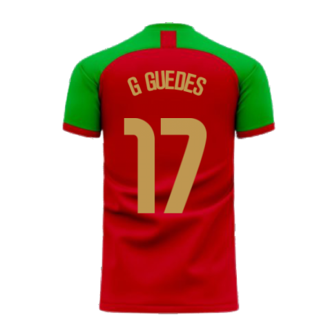 Portugal 2020-2021 Home Concept Football Kit (Fans Culture) (G GUEDES 17)