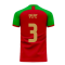 Portugal 2020-2021 Home Concept Football Kit (Fans Culture) (PEPE 3)