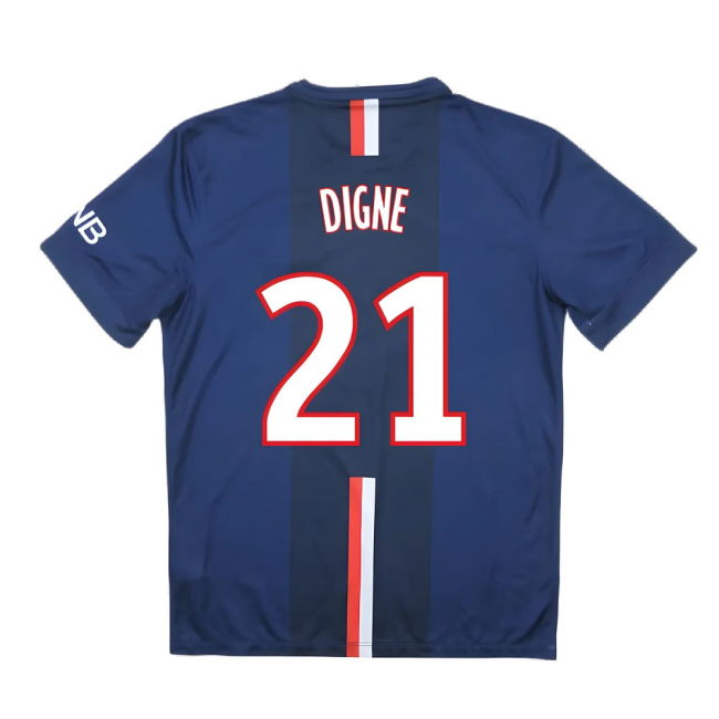 PSG 2014-15 Home Shirt ((Very Good) S) (Digne 21)