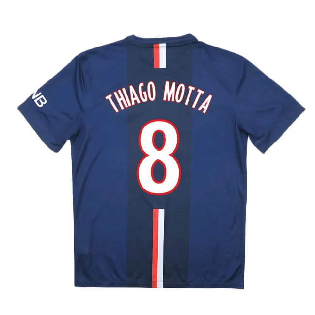 PSG 2014-15 Home Shirt ((Very Good) S) (Thiago Motta 8)