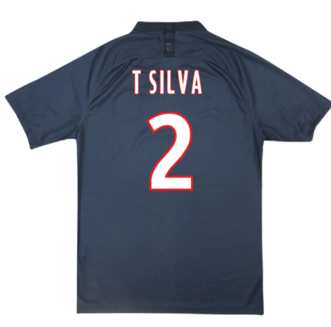 PSG 2019-20 Fourth Shirt (S) (T SILVA 2) (BNWT)