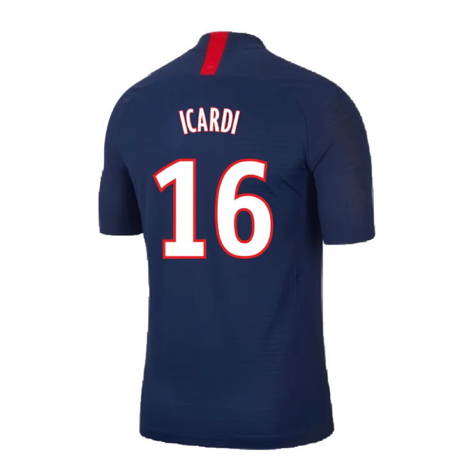PSG 2019-20 Home Nike Vaporknit Shirt ((Mint) S) (Icardi 16)