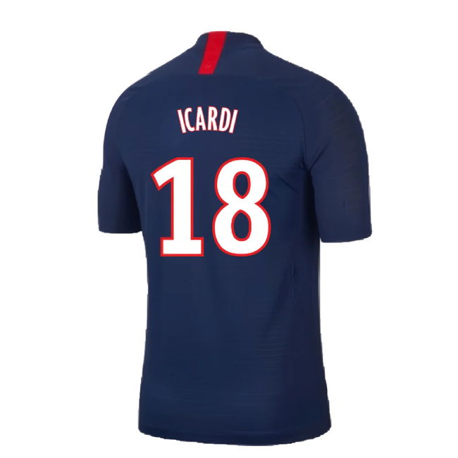 PSG 2019-20 Home Nike Vaporknit Shirt ((Mint) S) (Icardi 18)