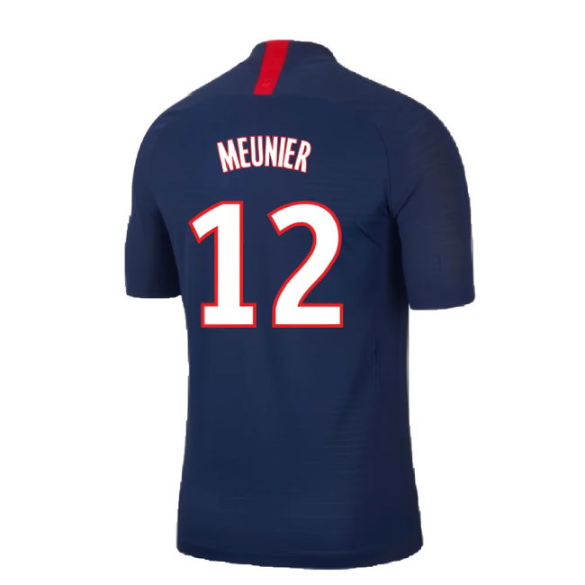 PSG 2019-20 Home Nike Vaporknit Shirt ((Mint) S) (MEUNIER 12)
